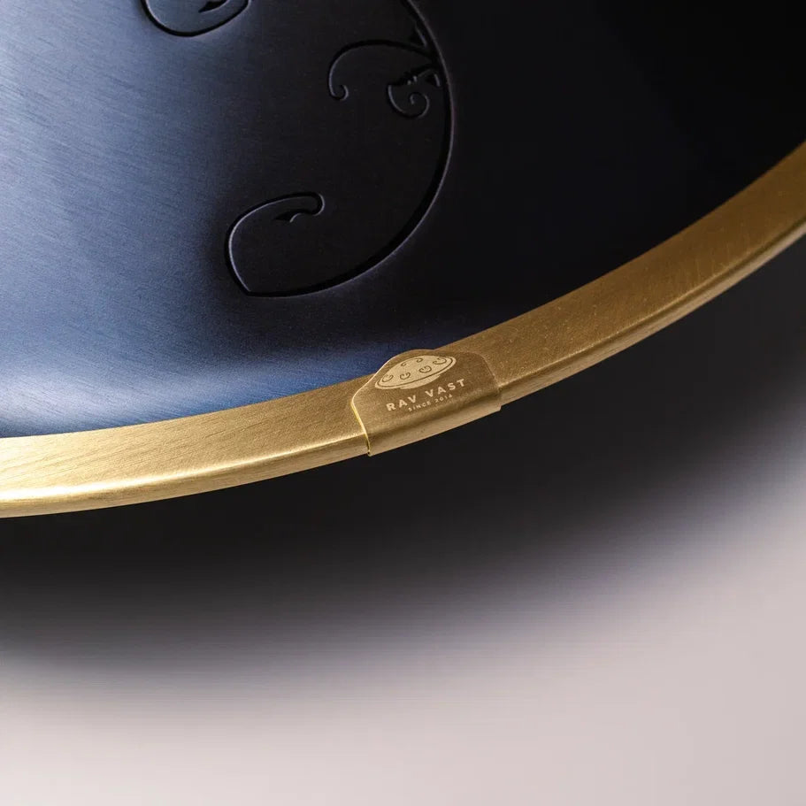 The brass rim goes dark over time