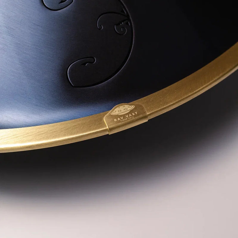 The brass rim goes dark over time