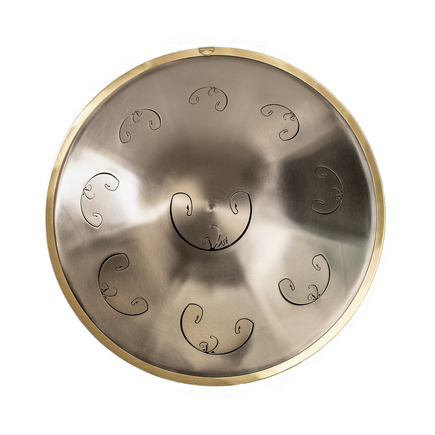 Rav Vast drum gold, tongue drum, drum tongues, steel tongue drum handpan