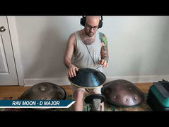 RAV Moon® D Major Compact Travel Steel Tongue Drum – RAVVAST